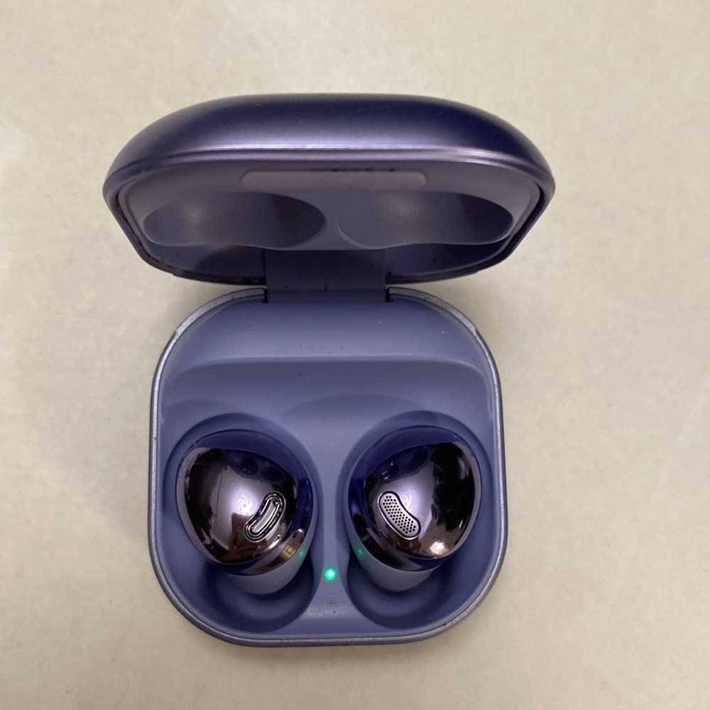 Samsung galaxy buds pro earbud violet SM-R190 *left missing speaker cover* READ